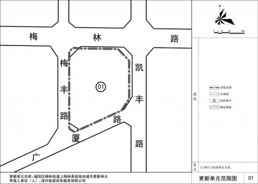 福田区梅林街道上梅林小产权房是什么美视地块城市更新单元改造意愿公示