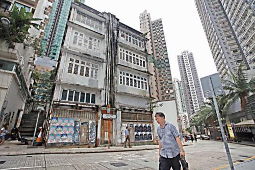 <strong>香港上环2幢近70年历史唐楼 拟列二级历史建筑</strong>