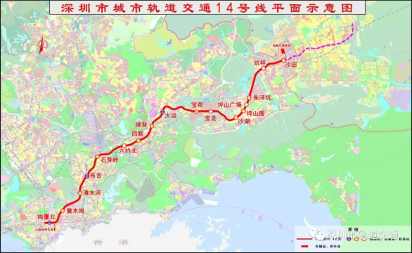 深圳地铁14号线新消息！石芽岭站一期交通疏解完成