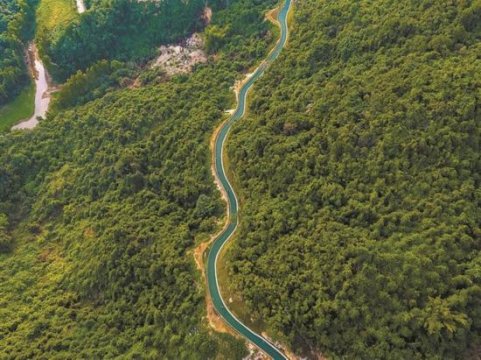 深圳龙华区环城绿道羊台山段开通一共有十八景