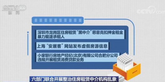 六部门联合开展整治住房租赁中介机构乱象 通报7起违法违规典型案例